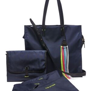 Hatch Navy (anti) diaper Bag Set
